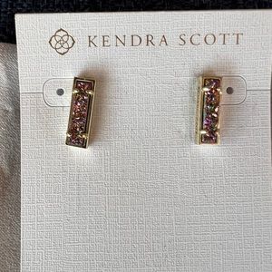 Lady multi drusy stud